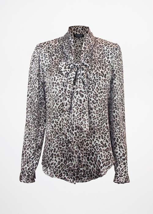 Judith Silk blouse Leopard