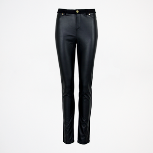 Jenny Trousers Leather/Jersey